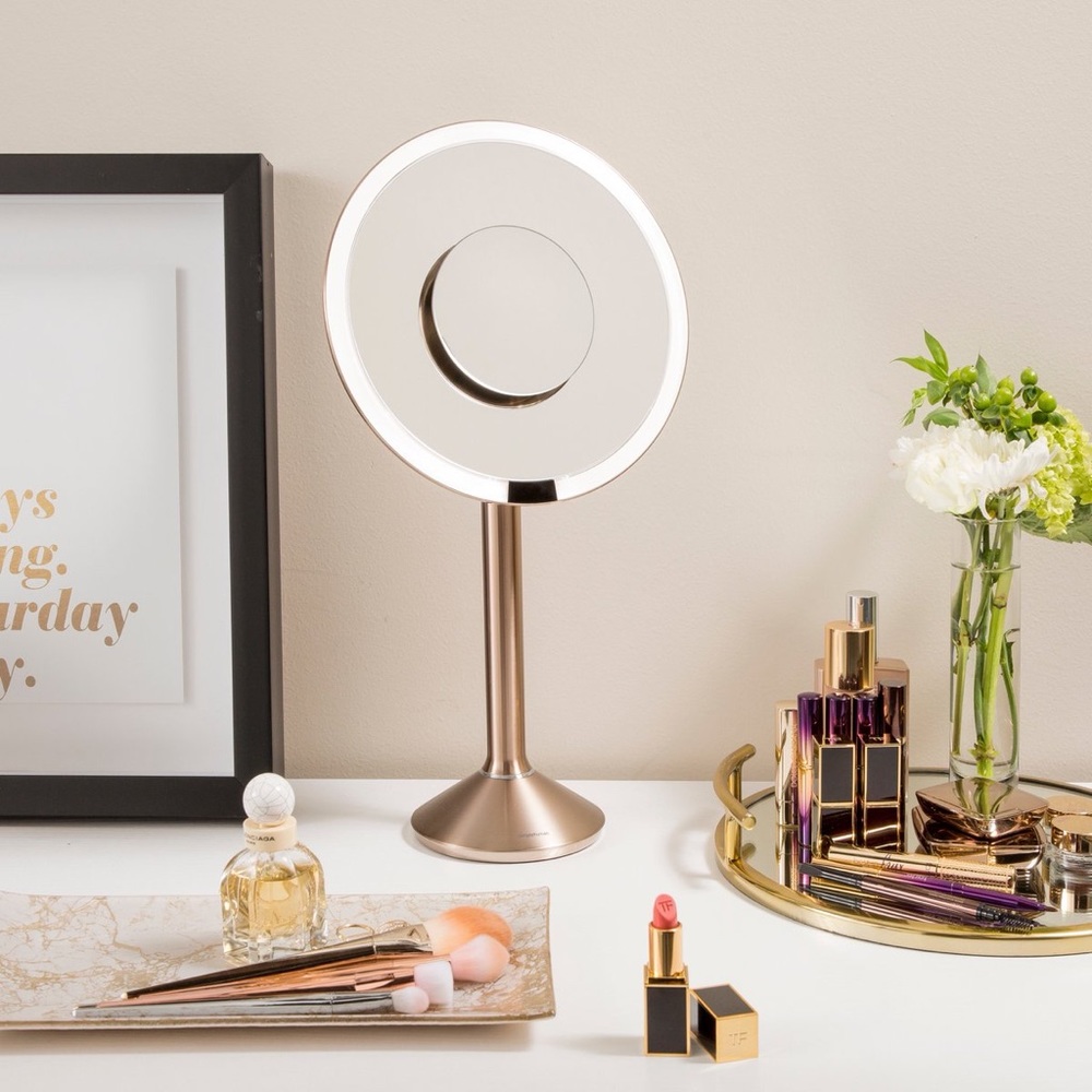 Preowned Simple Human Mirror 🌟🌟Rose Gold Sensor